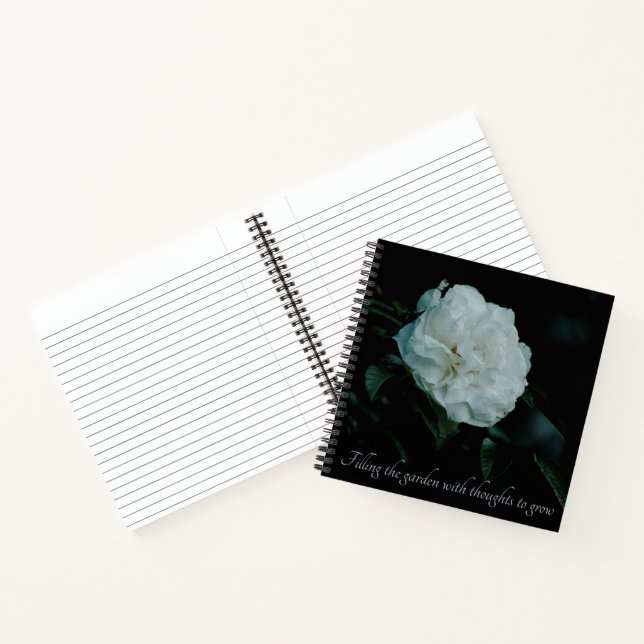 White Rose Notebook (Inside)