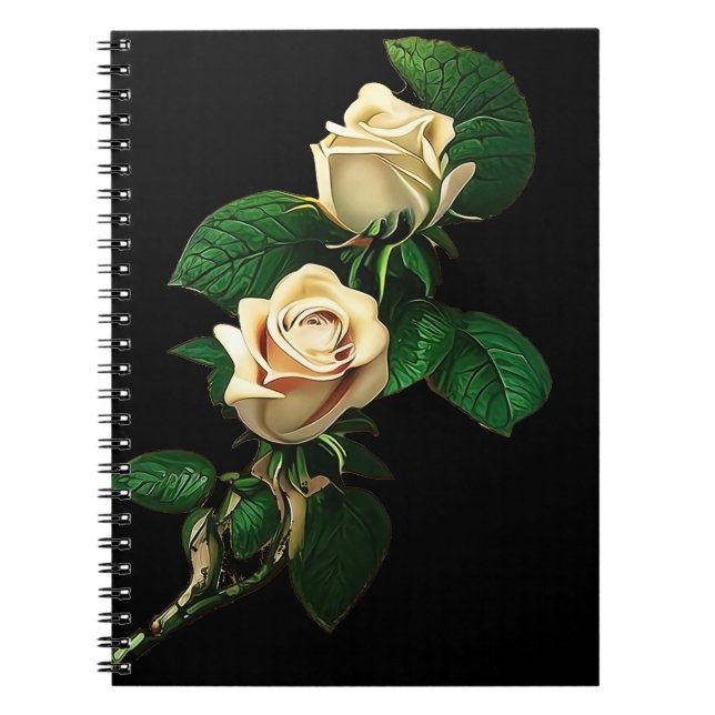 White Rose Notebook (Front)