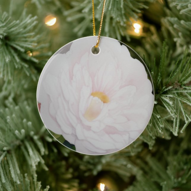 White Rose Ornament (Tree)