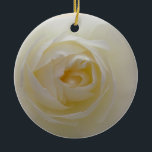 White Rose Ornament Personalised Rose Decorations<br><div class="desc">Rose Ornaments Personalised Holiday White Rose Classic Flower Decorations Your Name Here Sympathy Keepsake Wedding Keepsake Customisable Romantic White Rose Christmas Ornaments, Rose Gifts Hanukkah Neutral Holiday Decorations Rose Ornaments Keepsakes & Gifts for Weddings Anniversary I Love You Any Day White Rose Decorations for Friend Family Men Women Kids Home...</div>
