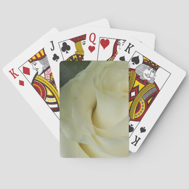 White Rose Playing Cards (Back)