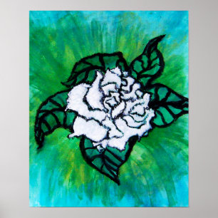 White Rose Poster
