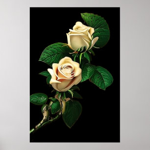 White Rose Poster