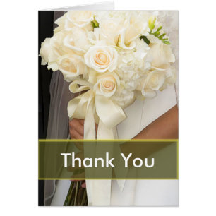 White Rose Thank You Notes Template