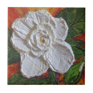 White Rose Tile