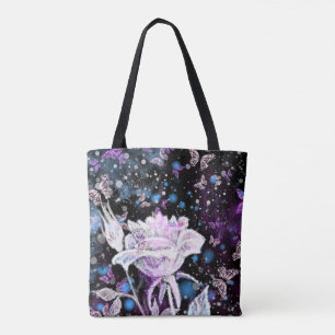 White Rose Tote Bag
