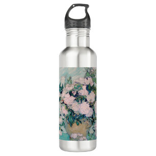 White Roses-1890-Vincent van Gogh   710 Ml Water Bottle