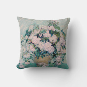 White Roses-1890-Vincent van Gogh  Cushion