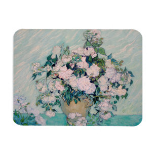 White Roses-1890-Vincent van Gogh  Magnet