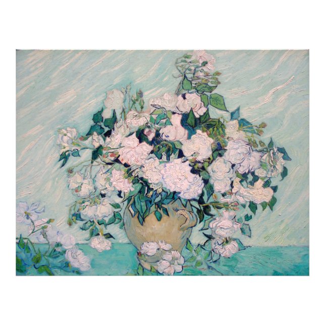 White Roses-1890-Vincent van Gogh  Photo Print (Front)