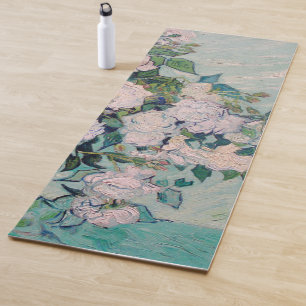 White Roses-1890-Vincent van Gogh Yoga Mat