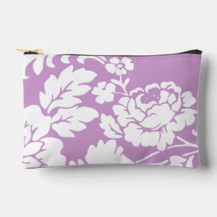 White Roses Accessory Pouch