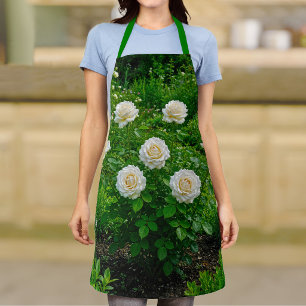 White Roses Apron