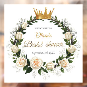 White Roses & Baby’s Breath Bridal Shower