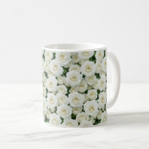 White Roses Coffee Mug