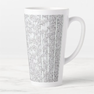 White Roses E Latte Mug