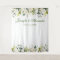 White Roses Greenery Wedding Photo Booth Backdrop