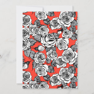 White roses pattern