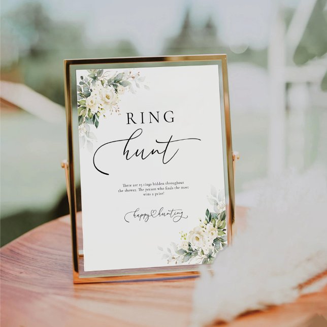 White Roses Ring Hunt Sign (Creator Uploaded)