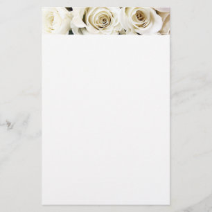 White Roses Stationery