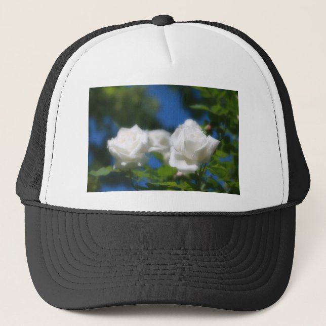 White Roses Trucker Hat (Front)