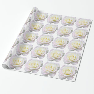 White Roses Wrapping Paper