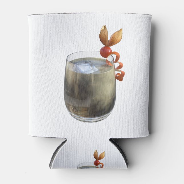 White Russian Cocktail Can Cooler (Front)