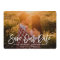 White Rustic Calligraphy Photo Save Our Date