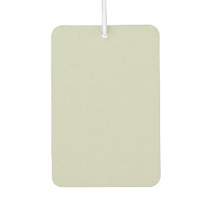 White Sage Solid Colour Car Air Freshener