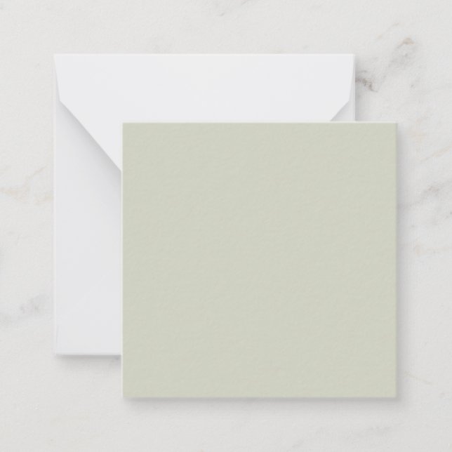 White Sage Solid Colour Card (Front)