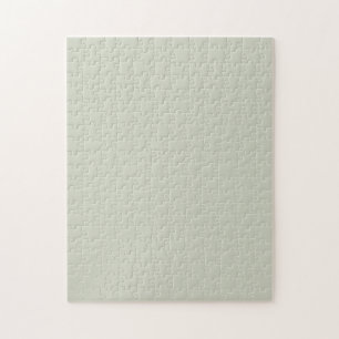 White Sage Solid Colour Jigsaw Puzzle