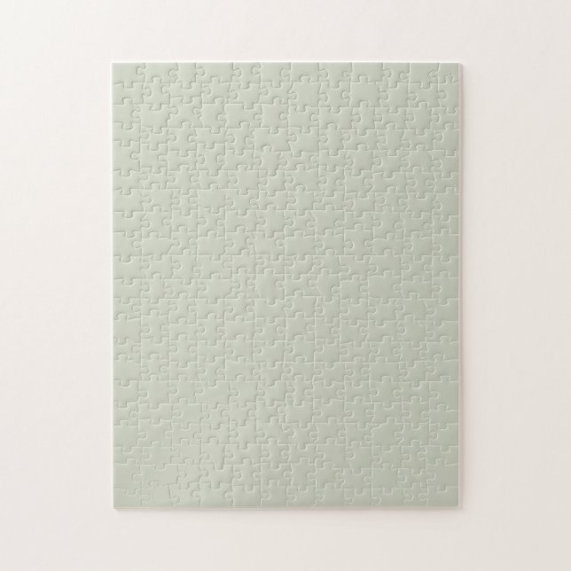 White Sage Solid Colour Jigsaw Puzzle (Vertical)