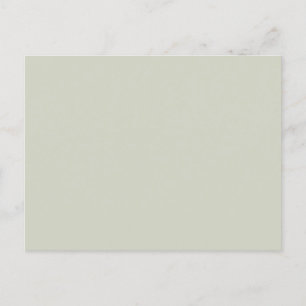 White Sage Solid Colour Postcard