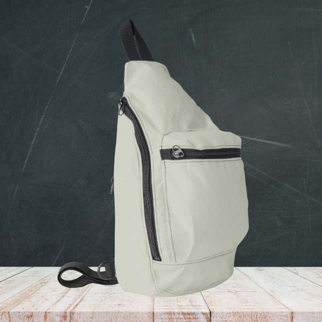 White Sage Solid Colour Sling Bag (Creator Uploaded)