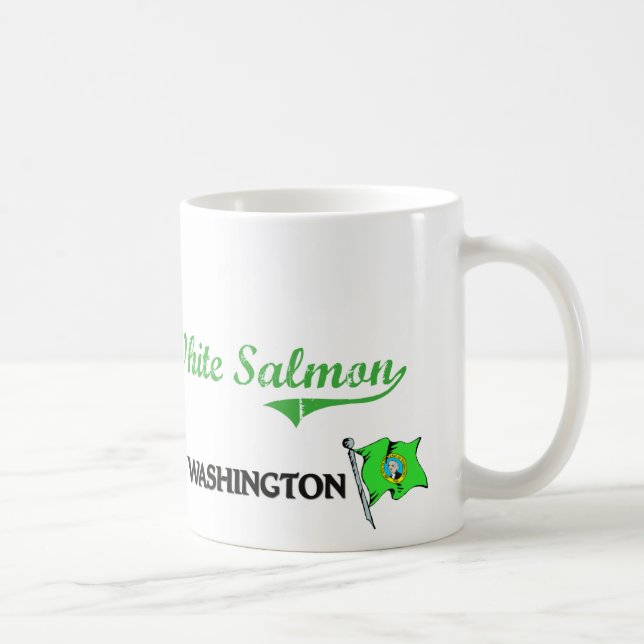 White Salmon Washington City Classic Coffee Mug (Right)