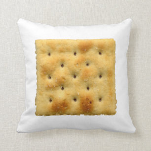 White Saltine Soda Crackers Cushion