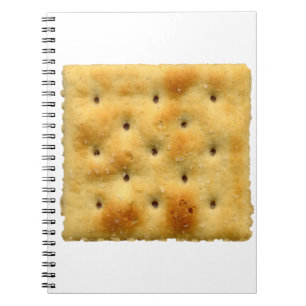 White Saltine Soda Crackers Notebook