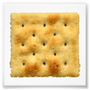 White Saltine Soda Crackers Photo Print