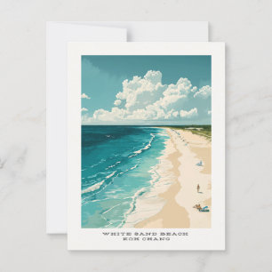 White Sand Beach Koh Chang Travel Postcard