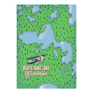 White sand lake Wisconsin Photo Print