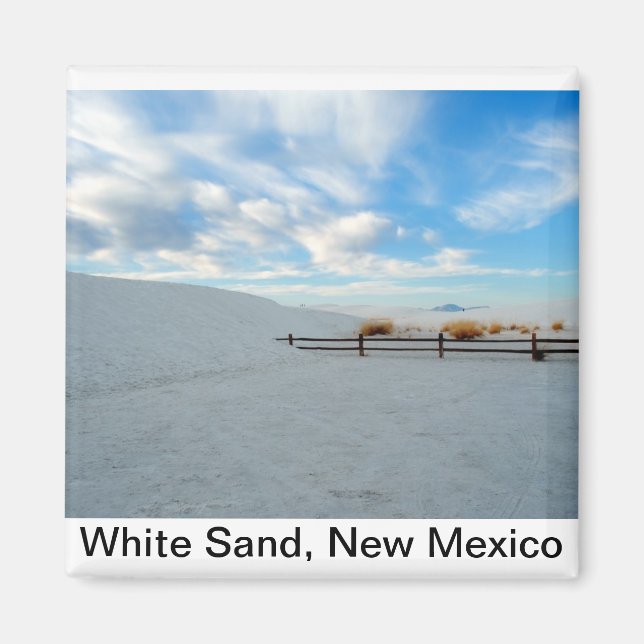 White Sand Monument, New Mexico Magnet (Front)