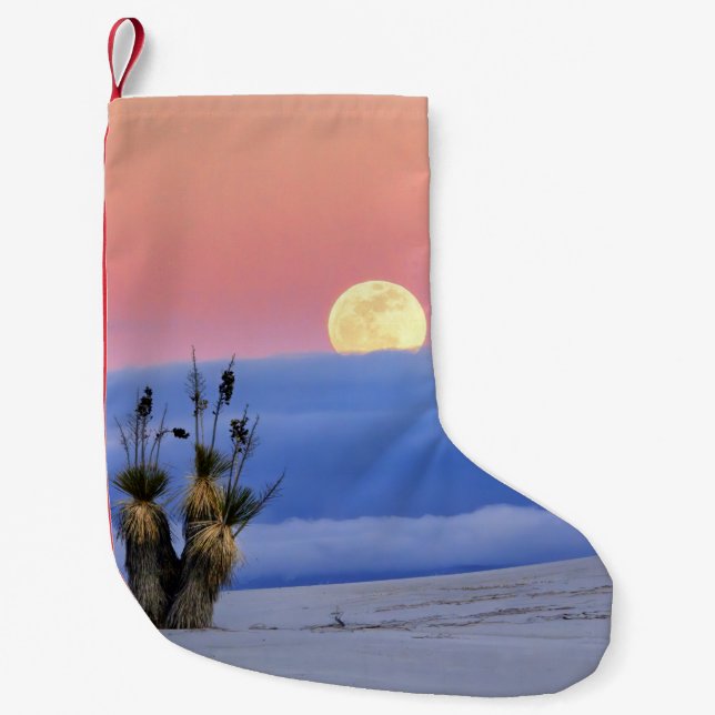WHITE SAND SMALL CHRISTMAS STOCKING (Front)