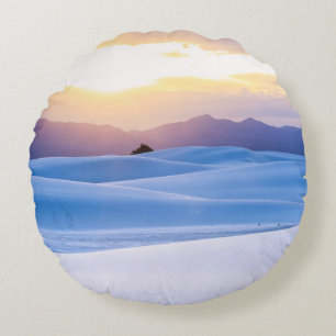 White Sands National Monument 3 Round Cushion