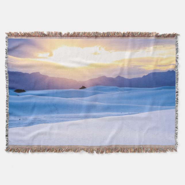 White Sands National Monument 3 Throw Blanket (Front)