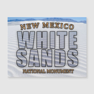 White Sands National Monument Magnetic Card