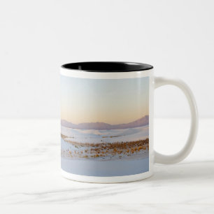 White Sands National Monument, Transverse Dunes Two-Tone Coffee Mug