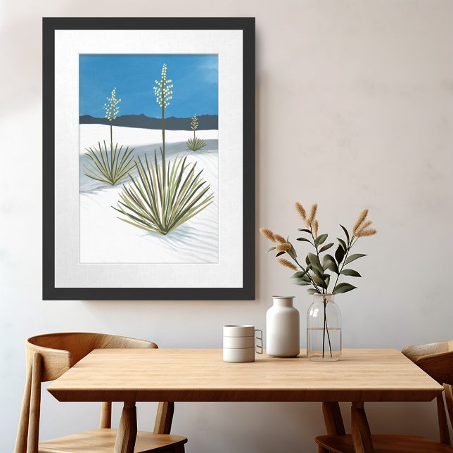 White Sands National Park Art Poster (White Sands National Park Art Poster
)