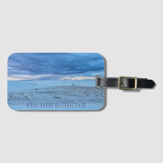 White Sands National Park Cloudy Sunrise Luggage Tag