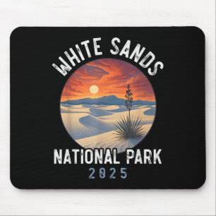 White Sands National Park Hiking Souvenir Men Wome Mouse Pad