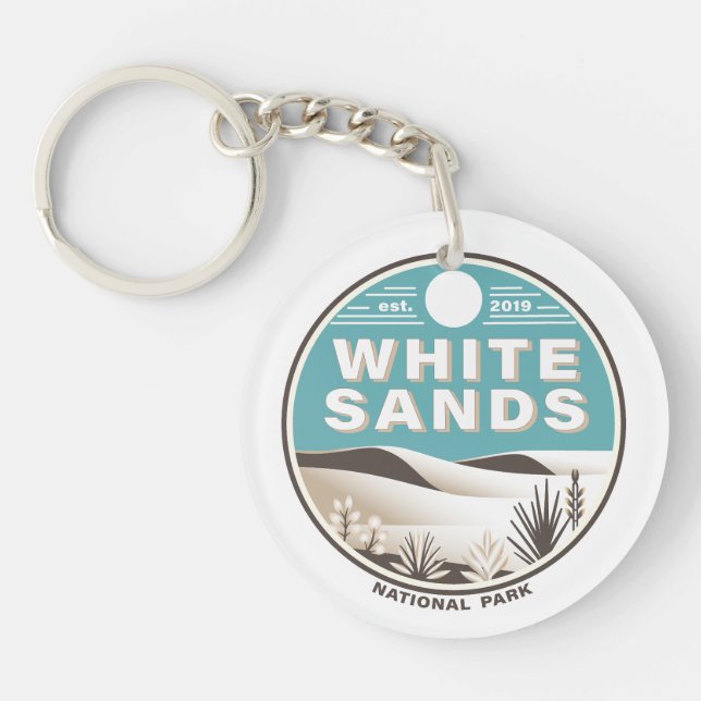 White Sands National Park Key Ring (Front)
